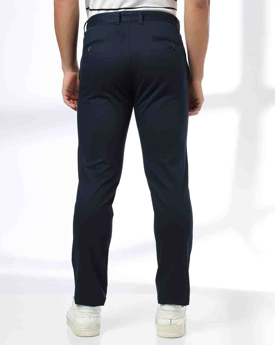 NETPLAY | Men Slim Fit Flat-Front Chinos|2