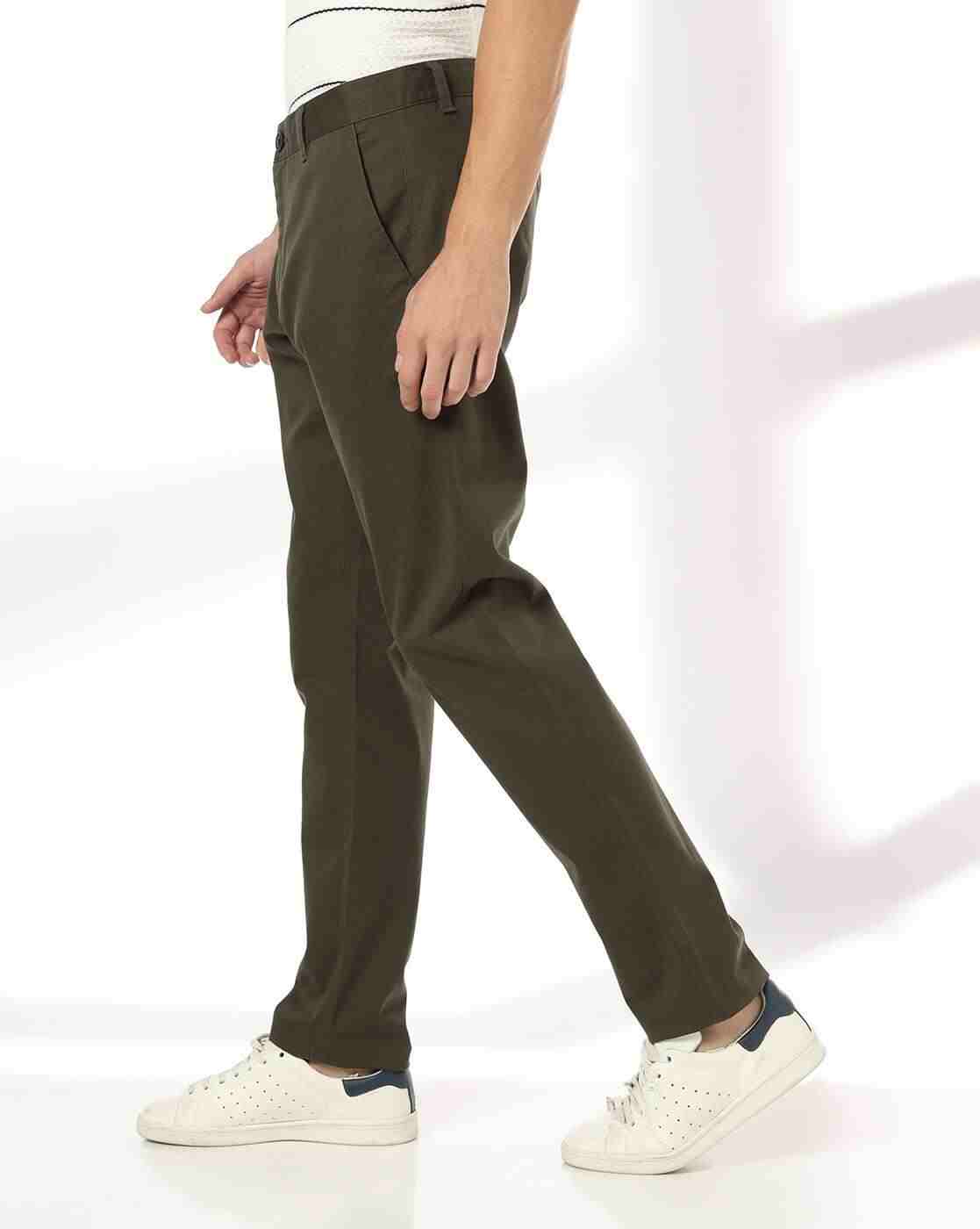 NETPLAY | Men Slim Fit Flat-Front Chinos|1