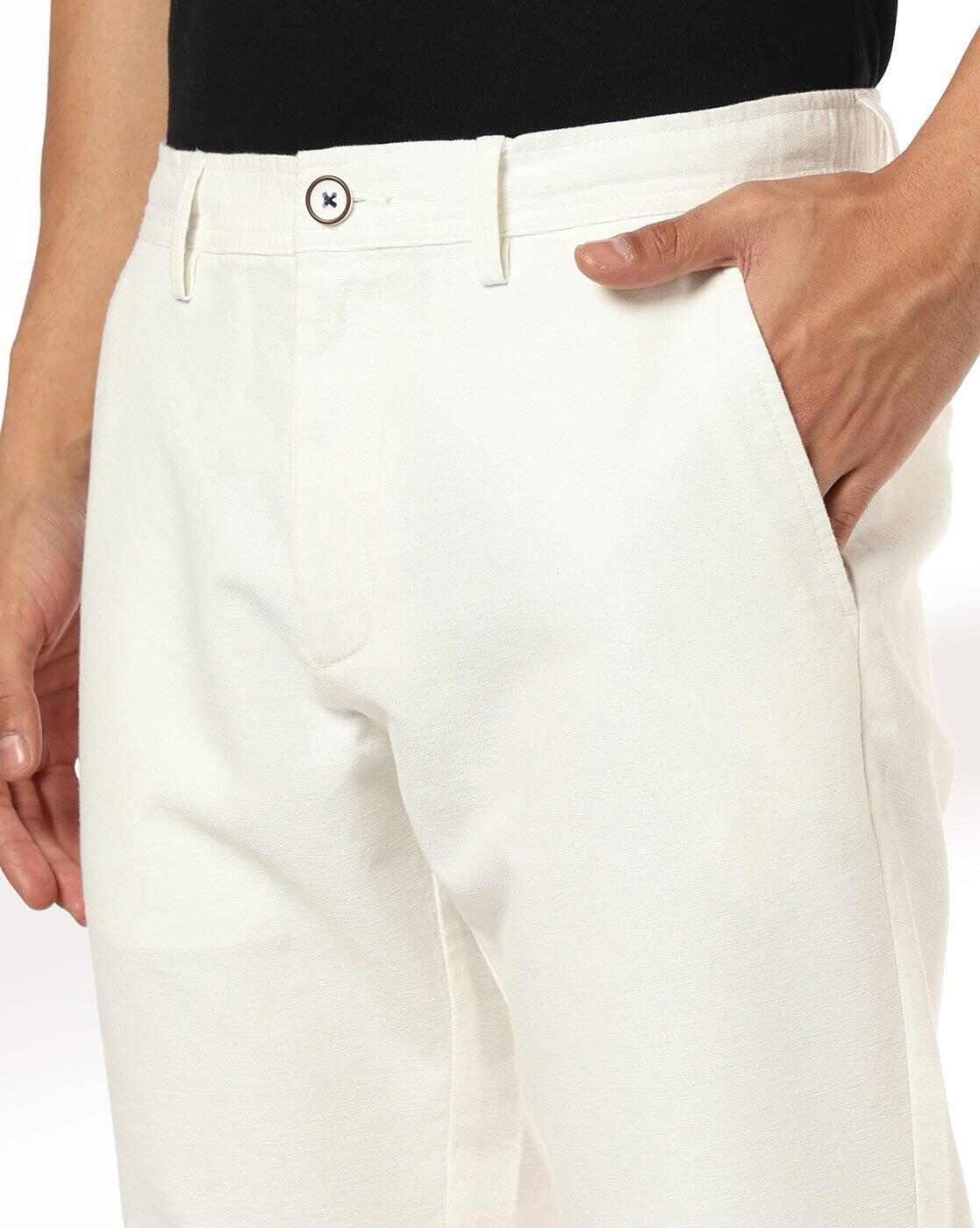 NETPLAY | Men Mock Slim Fit Pull-On Flat-Front Chinos|3