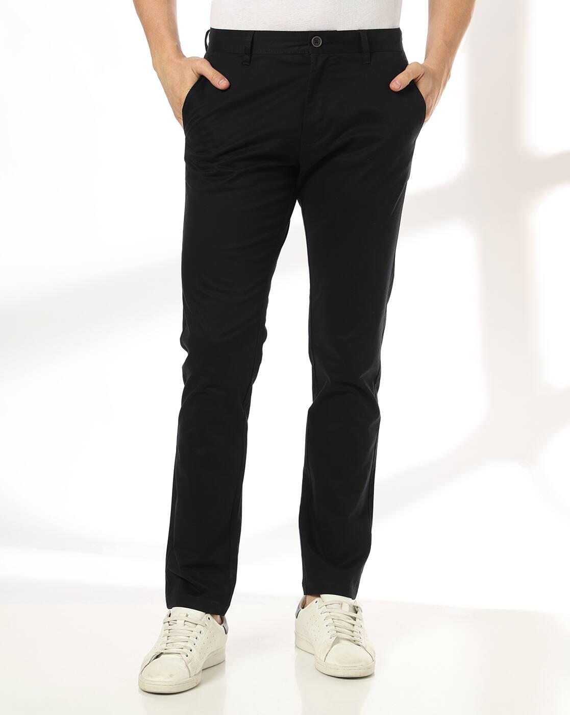 NETPLAY | Men Slim Fit Flat-Front Chinos|0