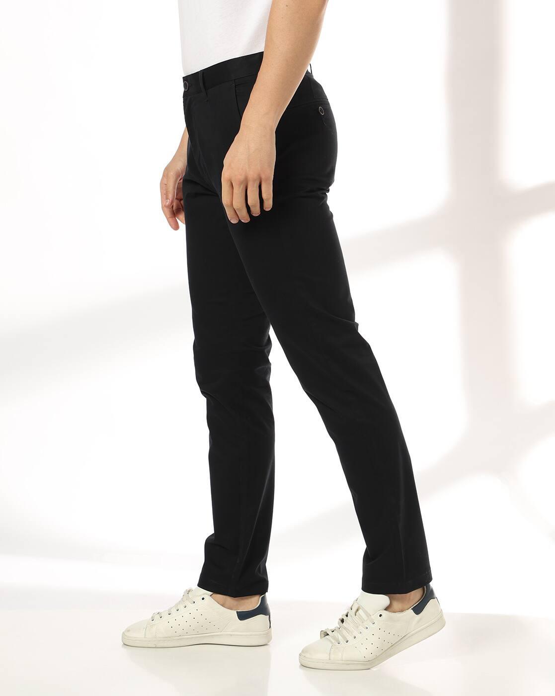 NETPLAY | Men Slim Fit Flat-Front Chinos|1