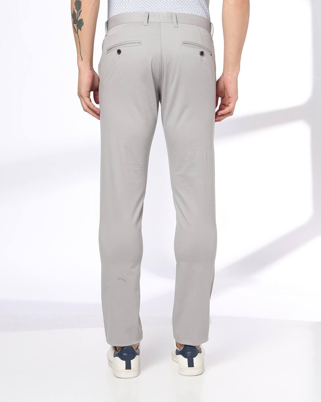 NETPLAY | Men Slim Fit Flat-Front Chinos|2