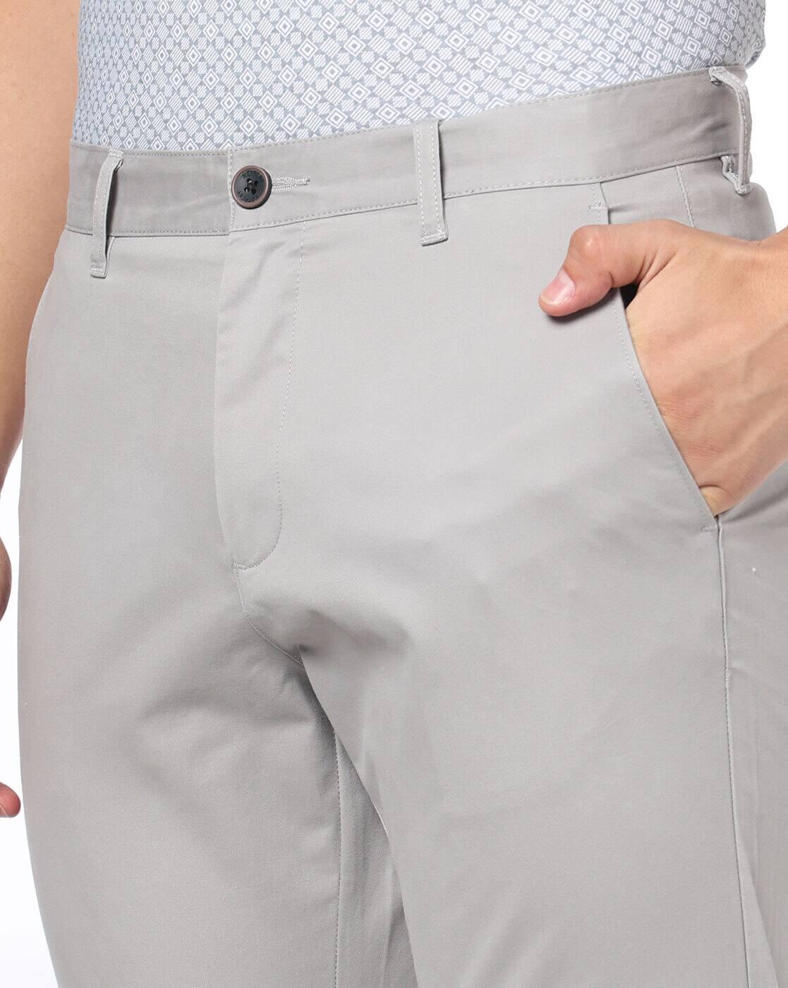 NETPLAY | Men Slim Fit Flat-Front Chinos|3