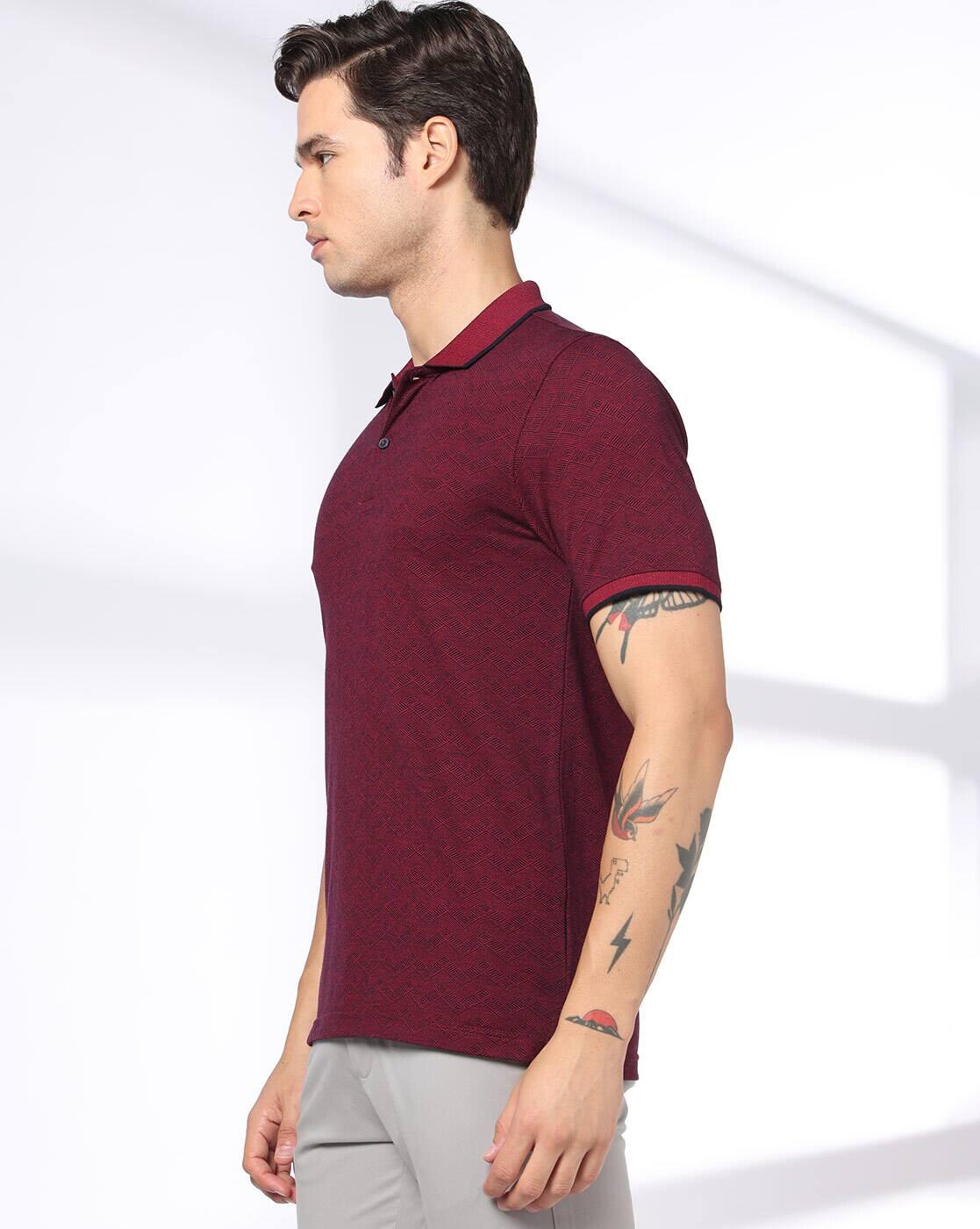NETPLAY | Men Slim Fit Polo T-Shirt|1