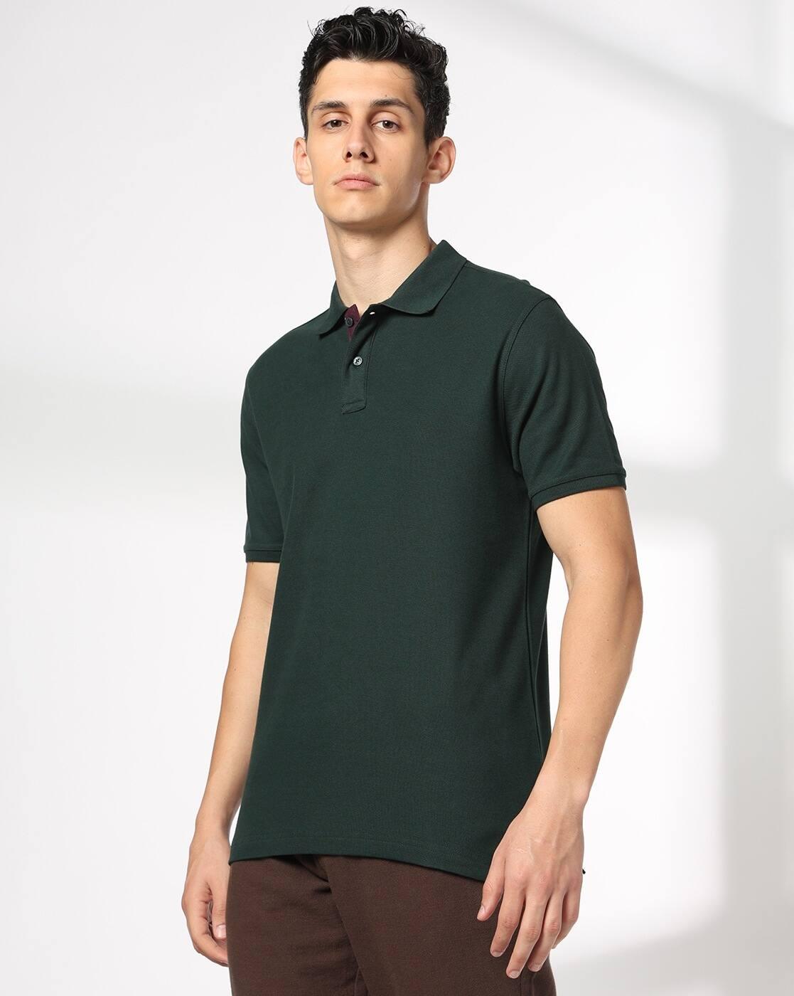 NETPLAY | Men Slim Fit Cotton Polo T-Shirt|0
