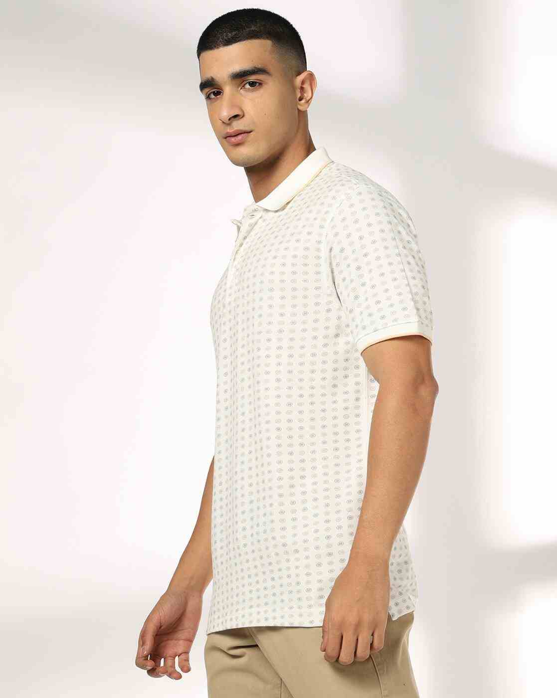 NETPLAY | Men All-Over Slim Fit Polo T-Shirt|1