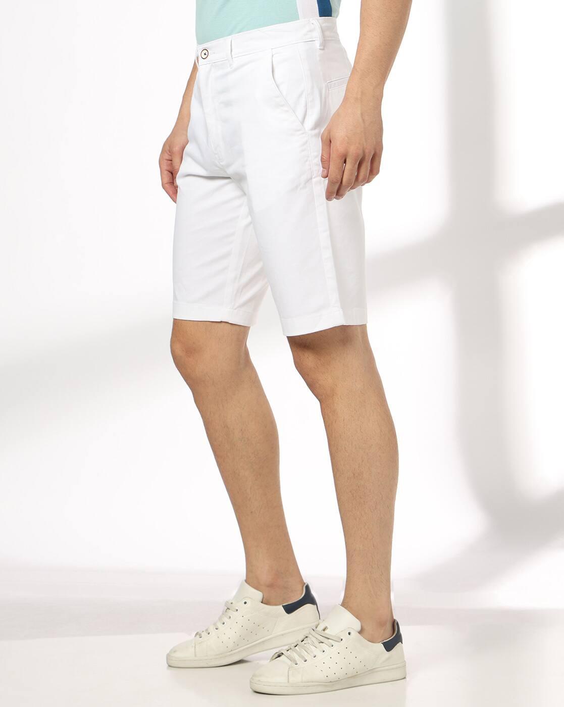 NETPLAY | Men Regular Fit Flat-Front Shorts|1