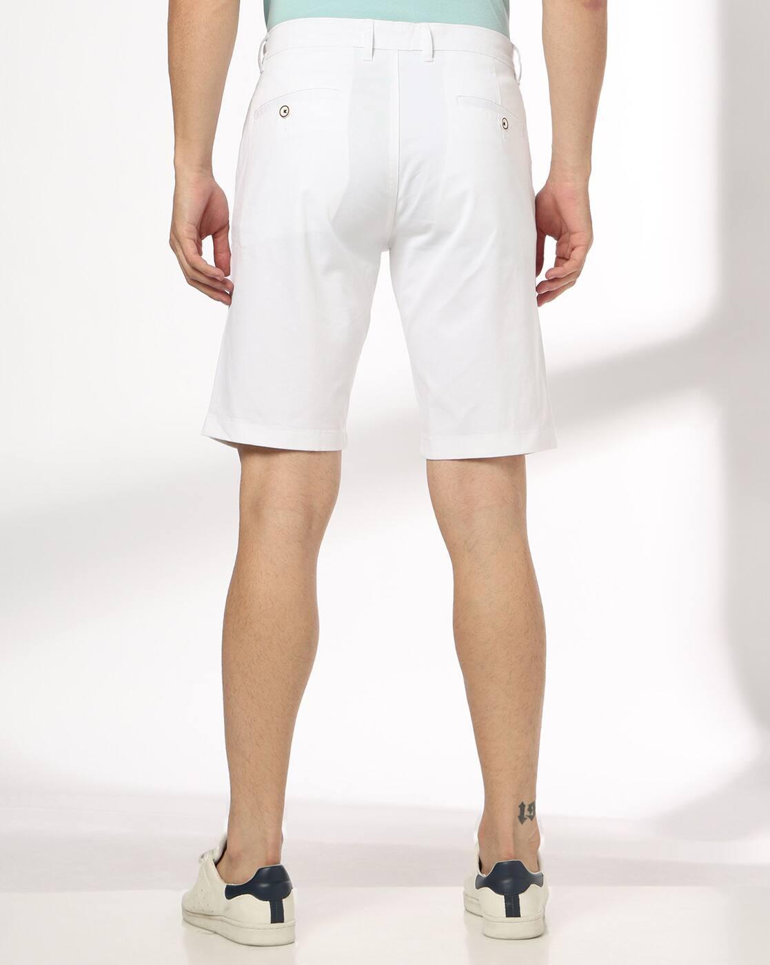 NETPLAY | Men Regular Fit Flat-Front Shorts|2