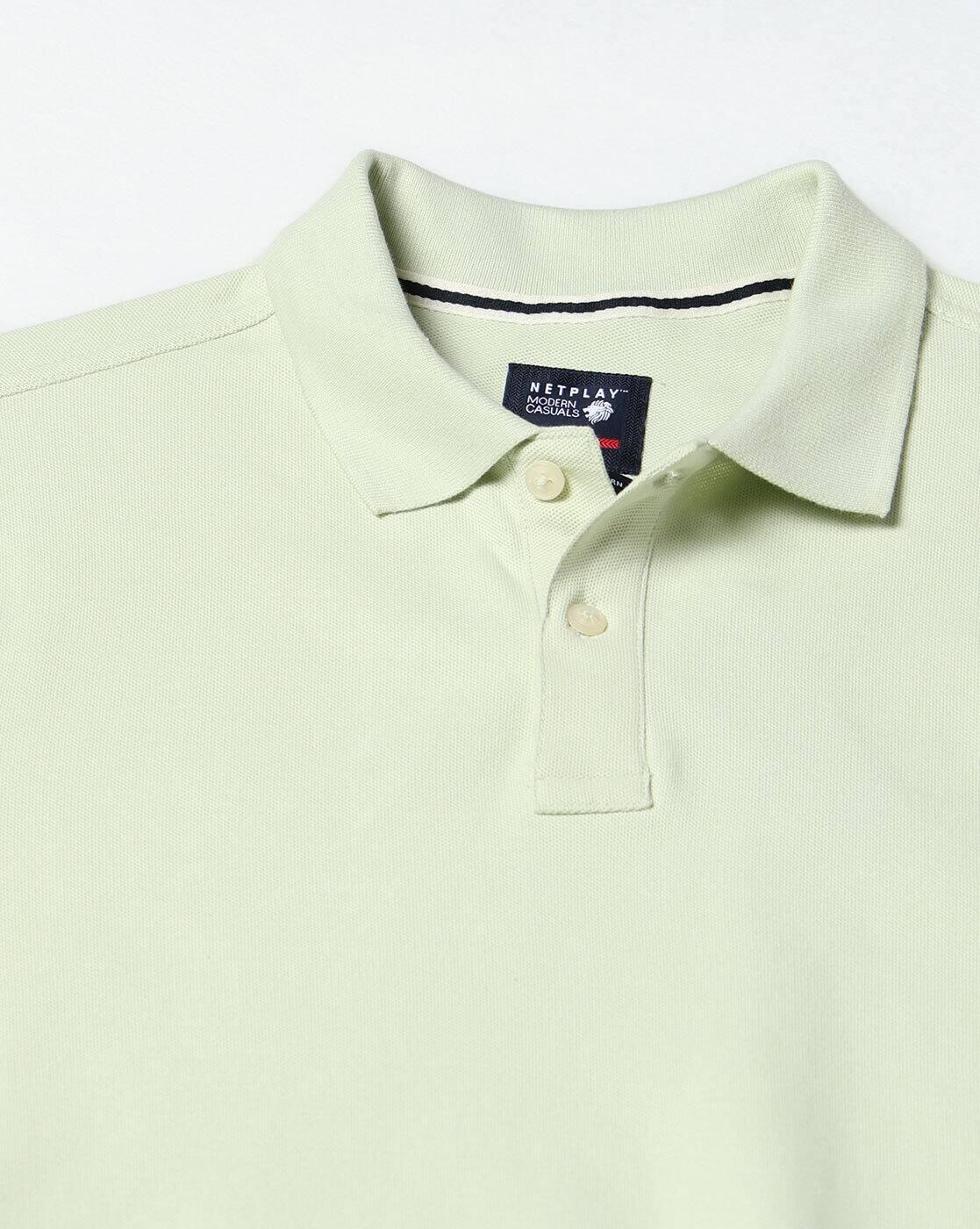 NETPLAY | Men Slim Fit Polo T-Shirt|4