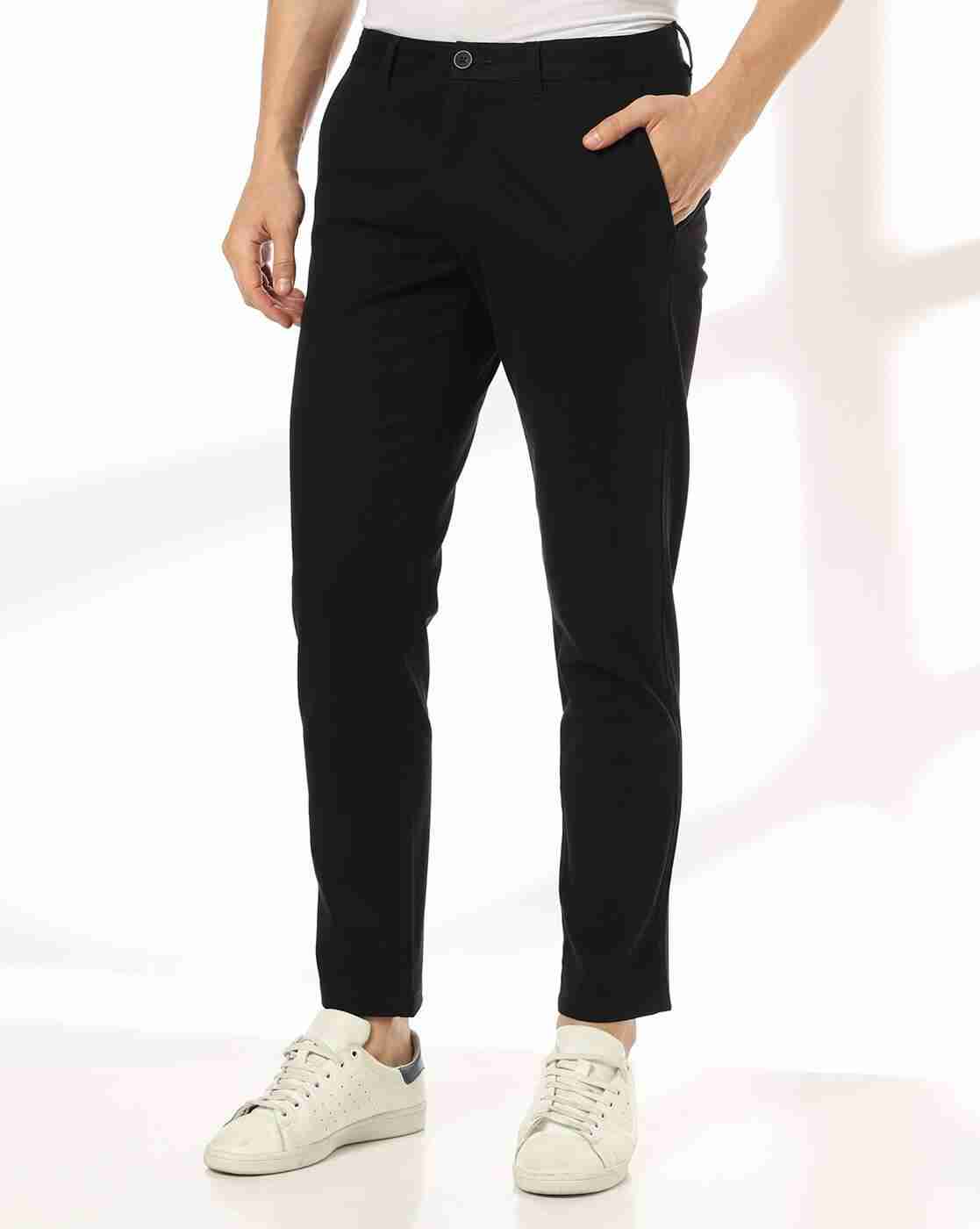 Men Slim Fit Mid-Rise Chinos