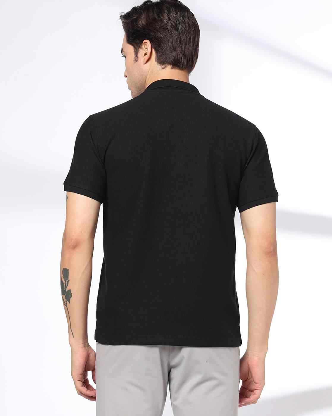 NETPLAY | Men Vertical Striped Slim Fit Polo T-Shirt|2