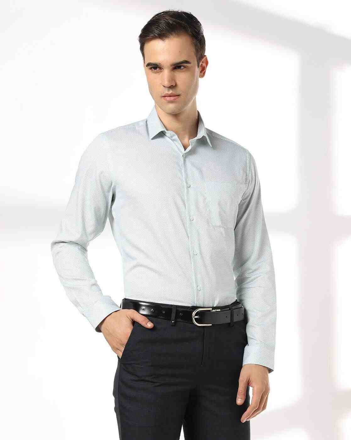 Men Cotton Slim Fit Shirt