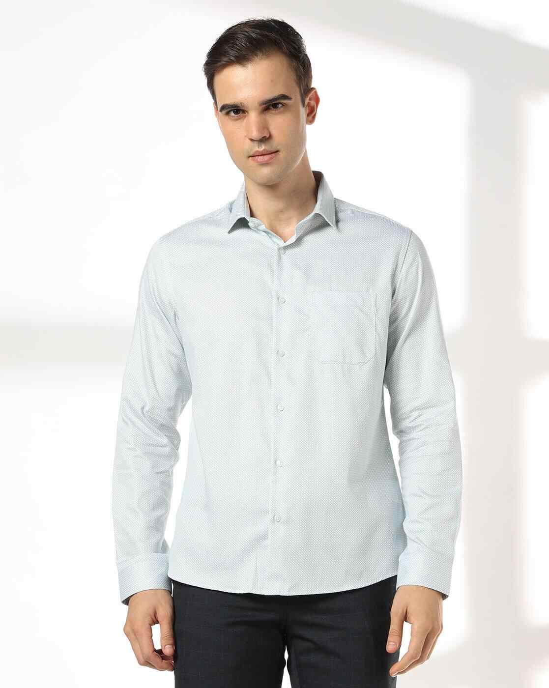 NETPLAY | Men Cotton Slim Fit Shirt|1