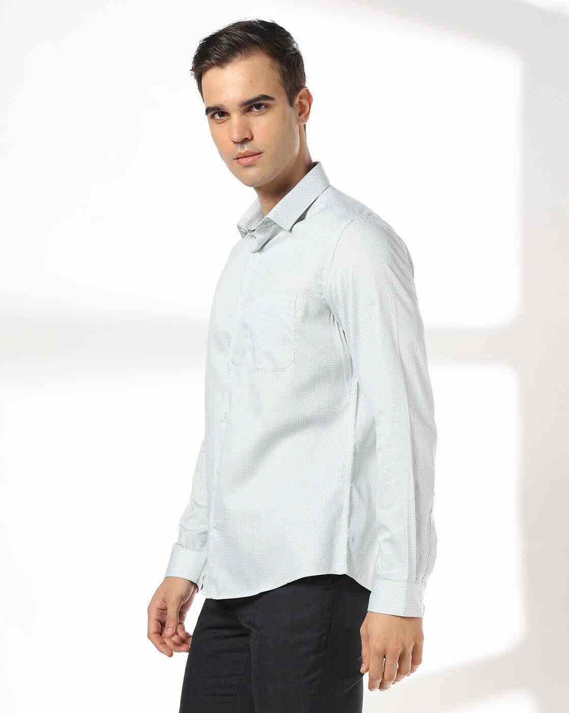 NETPLAY | Men Cotton Slim Fit Shirt|2
