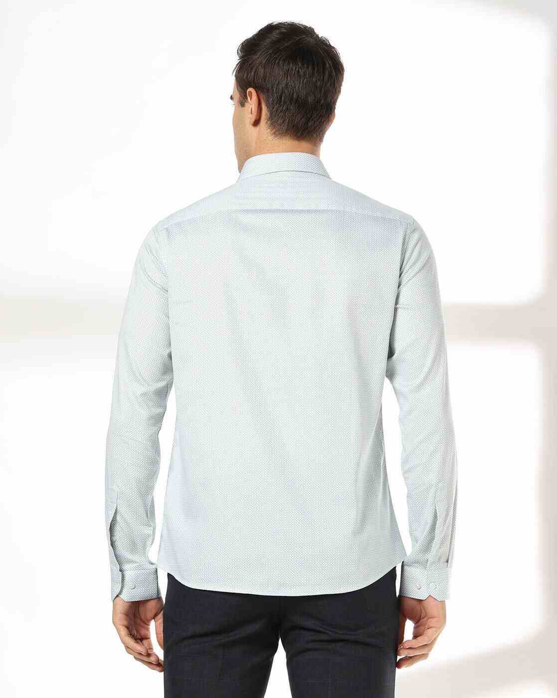 NETPLAY | Men Cotton Slim Fit Shirt|3