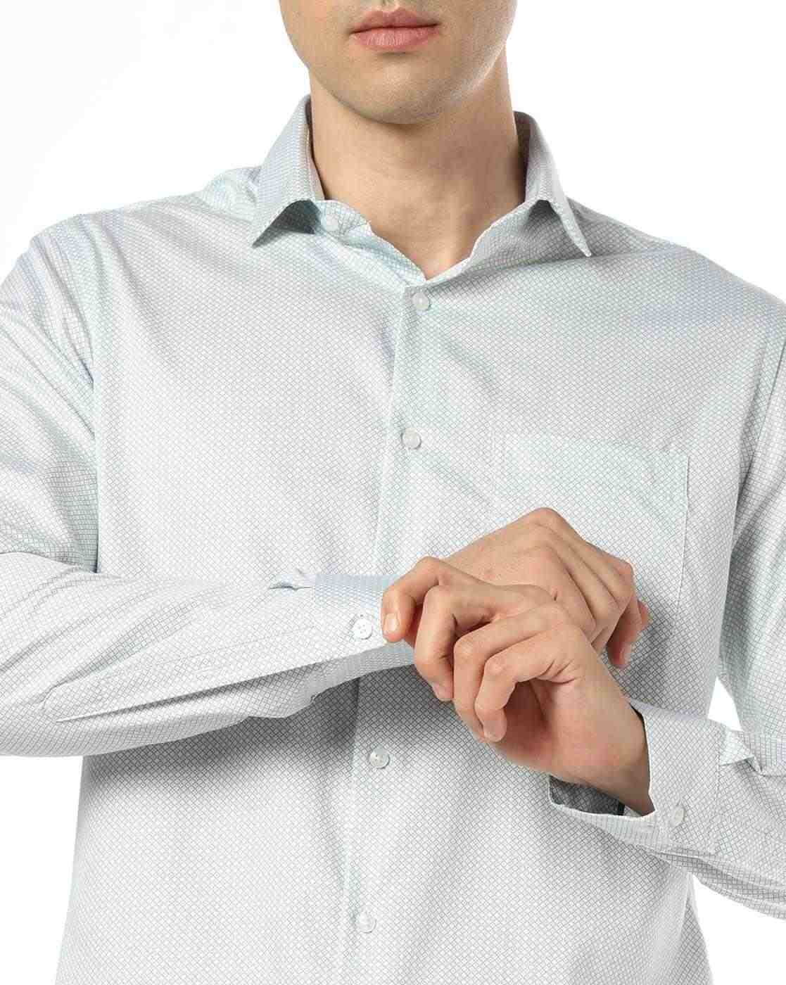 NETPLAY | Men Cotton Slim Fit Shirt|4