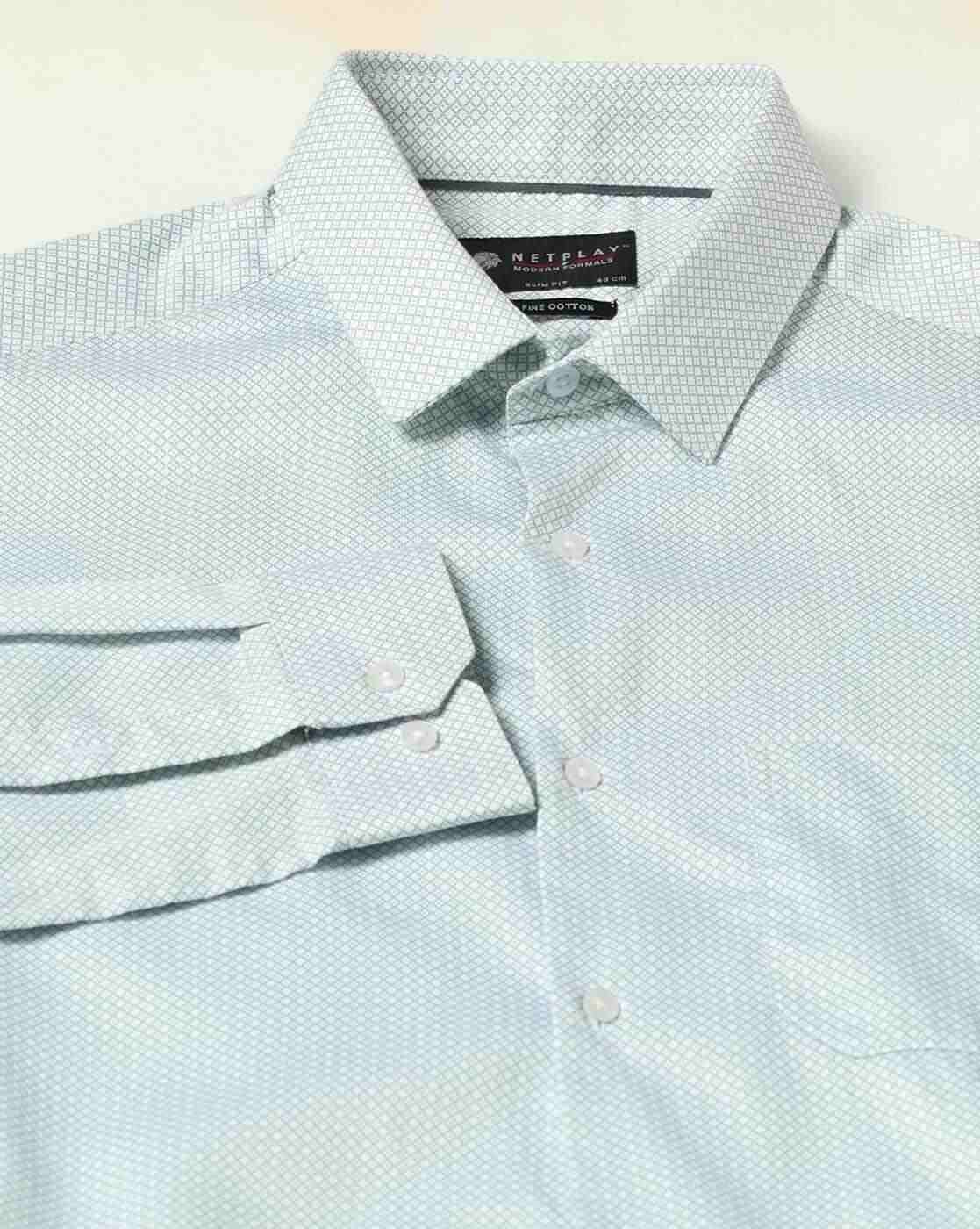 NETPLAY | Men Cotton Slim Fit Shirt|5