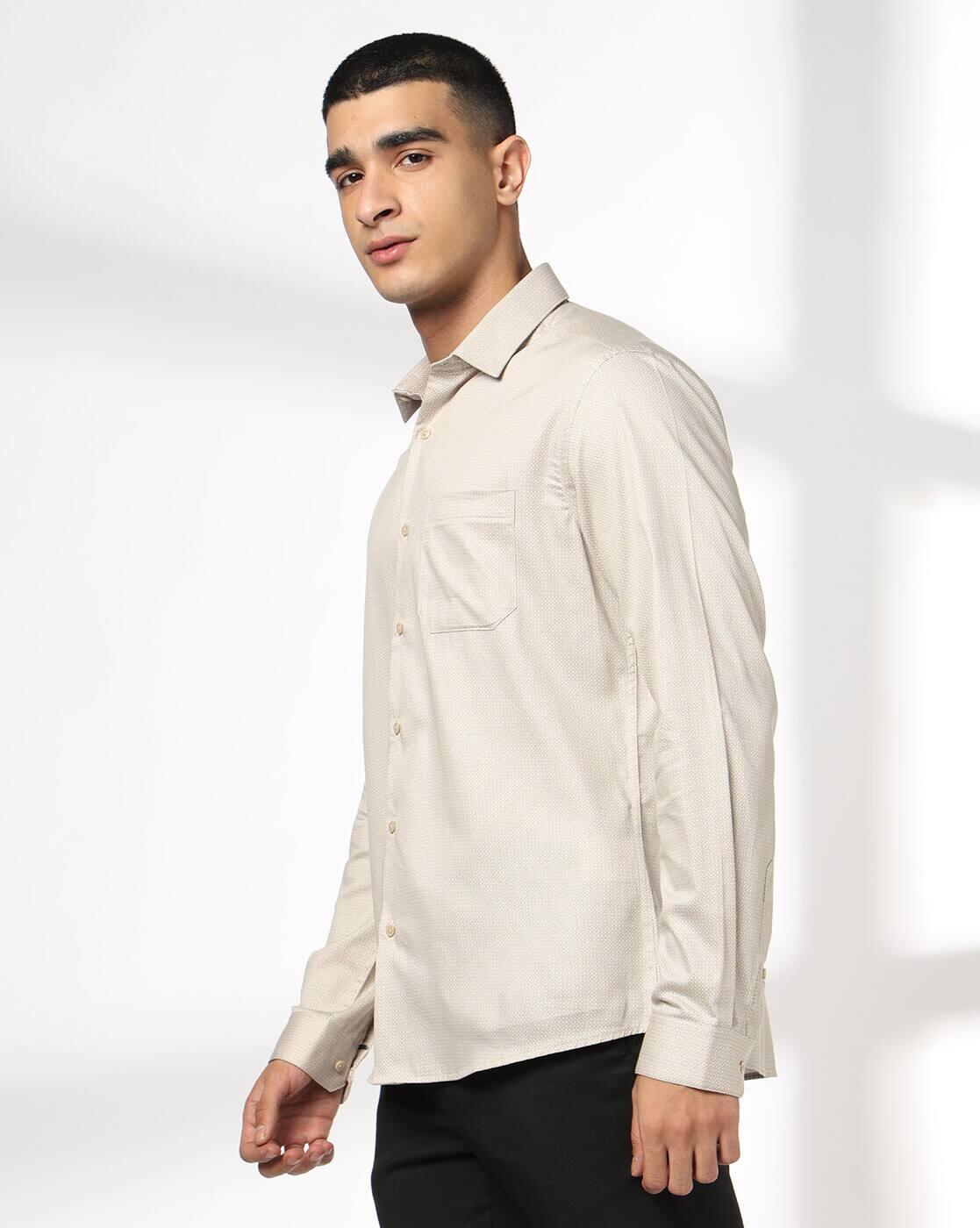 NETPLAY | Men Printed Slim Fit Shirt|1