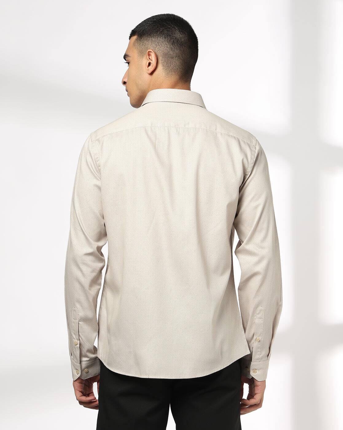 NETPLAY | Men Printed Slim Fit Shirt|2