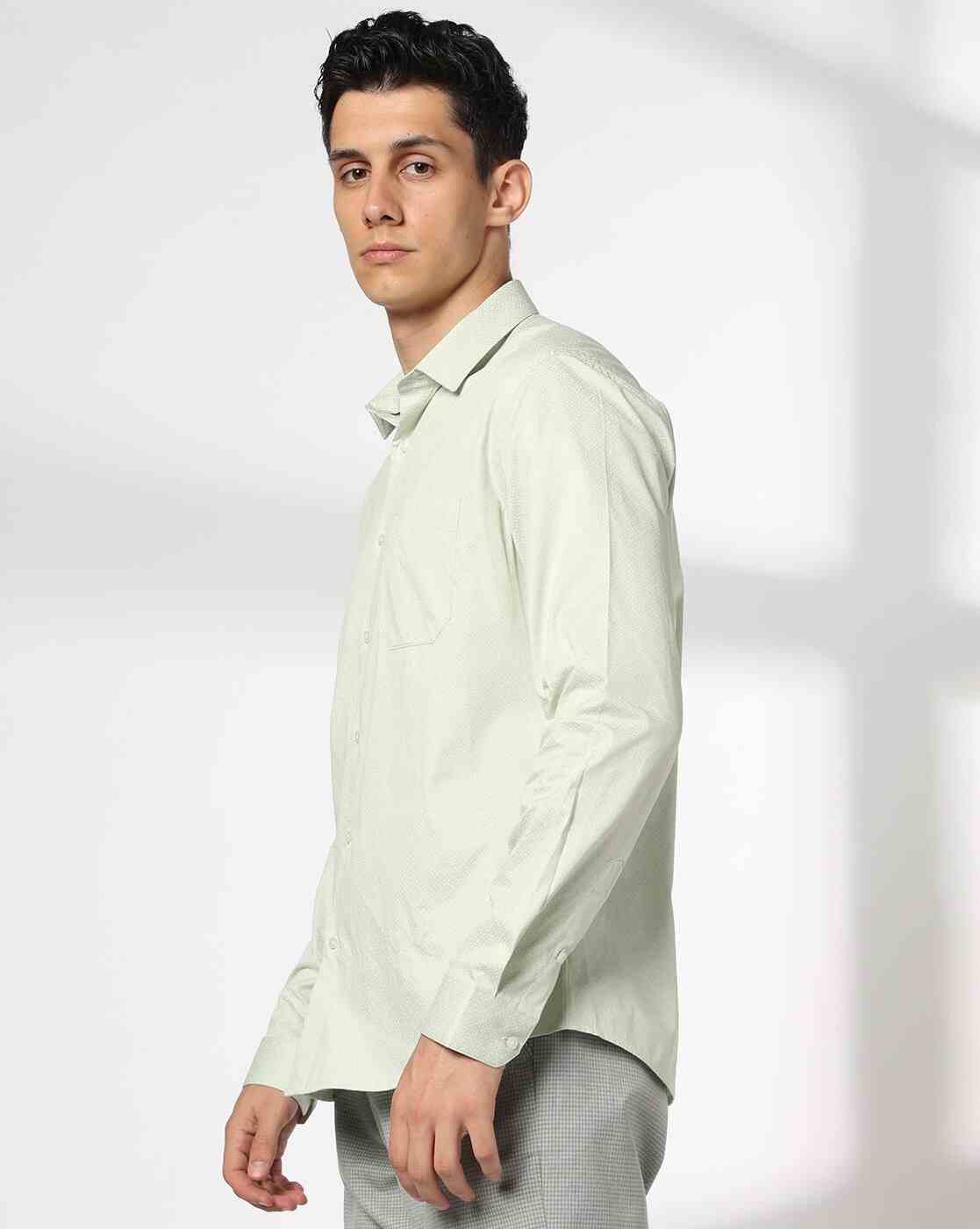 NETPLAY | Men Cotton Slim Fit Shirt|1