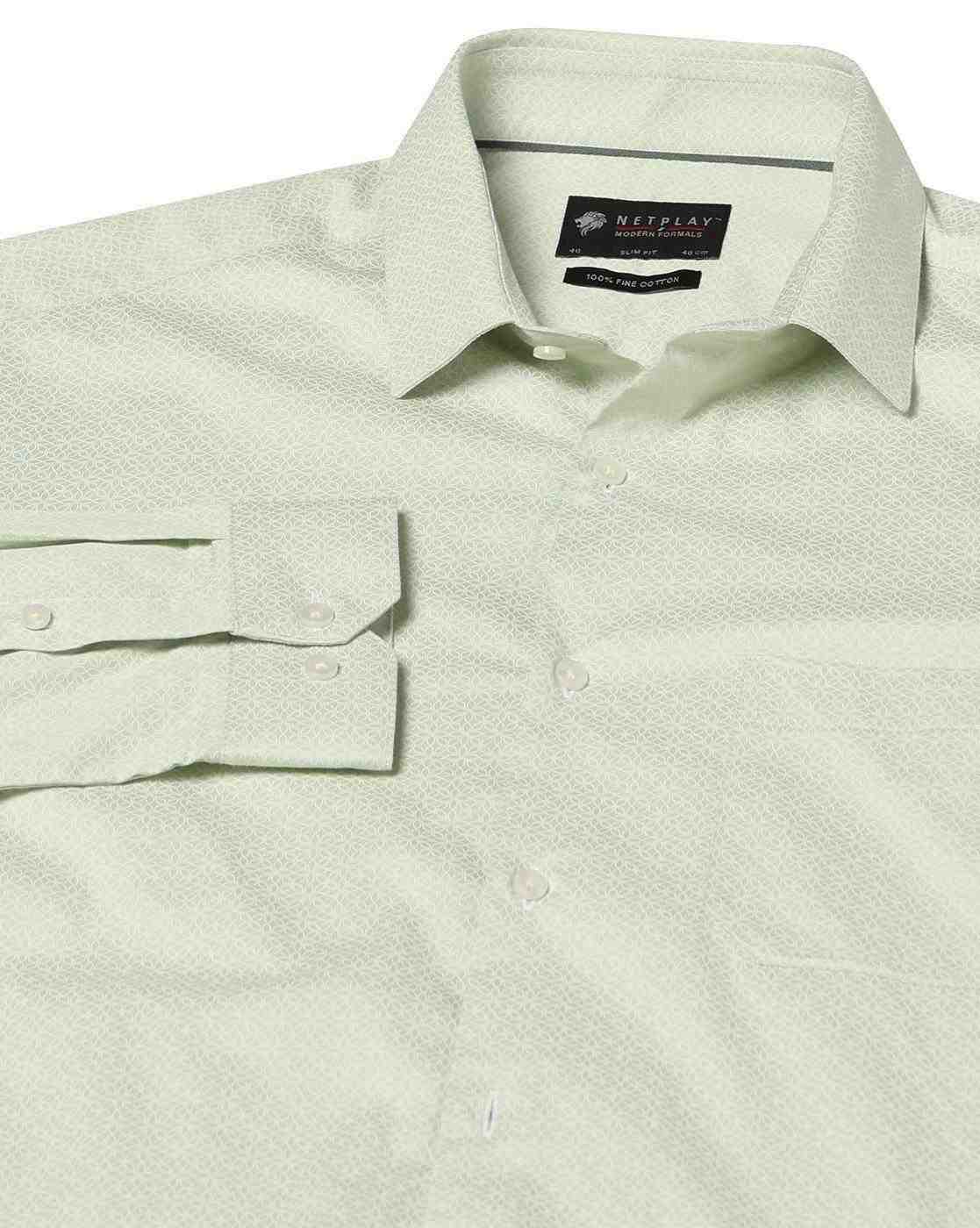 NETPLAY | Men Cotton Slim Fit Shirt|5