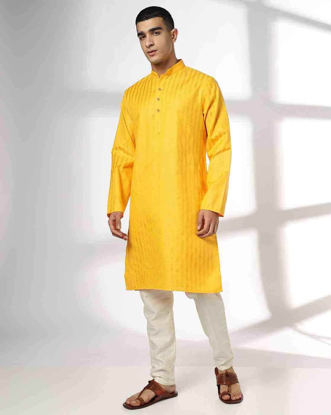 NETPLAY | Men Slim Fit Classic Kurta|0