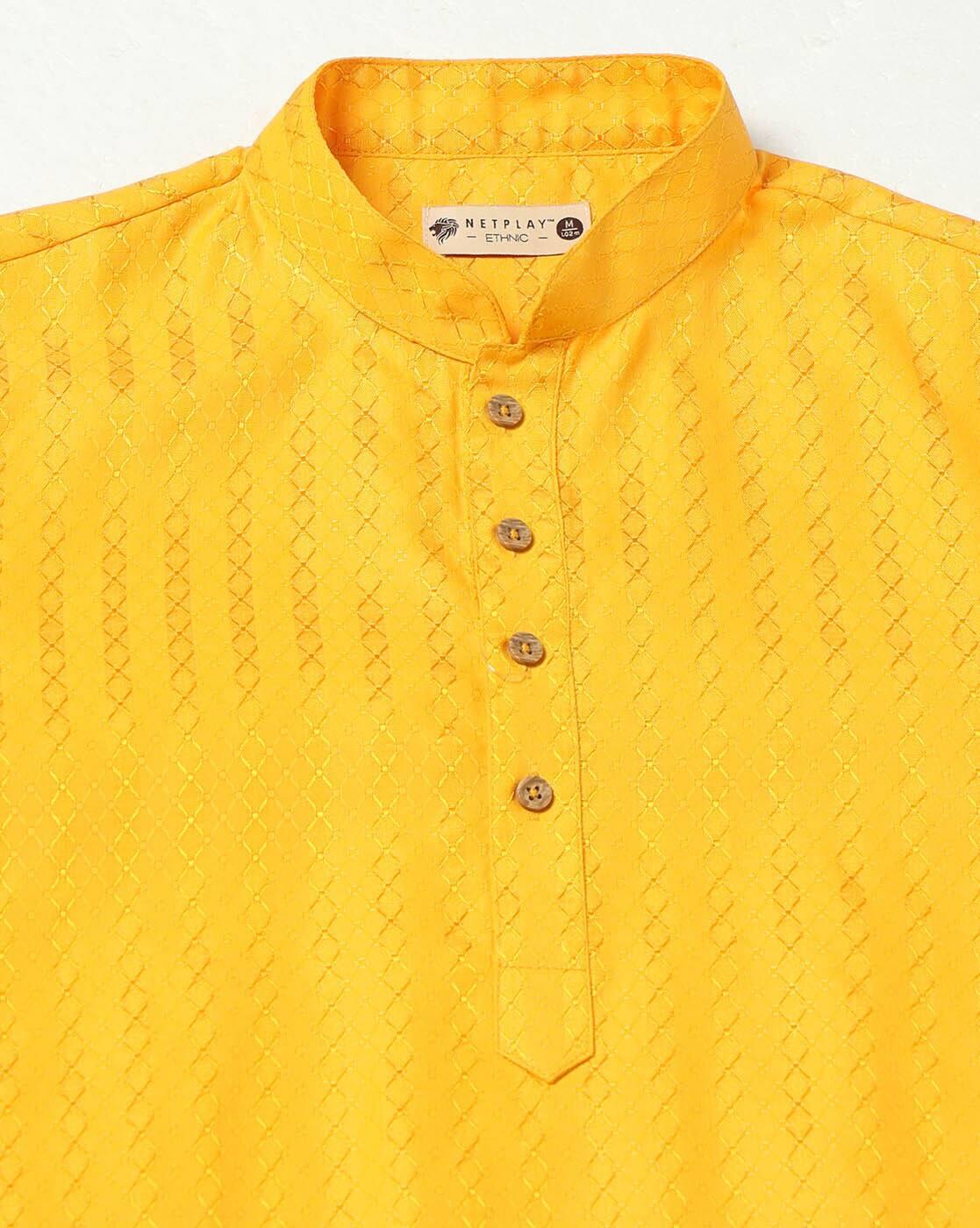 NETPLAY | Men Slim Fit Classic Kurta|5