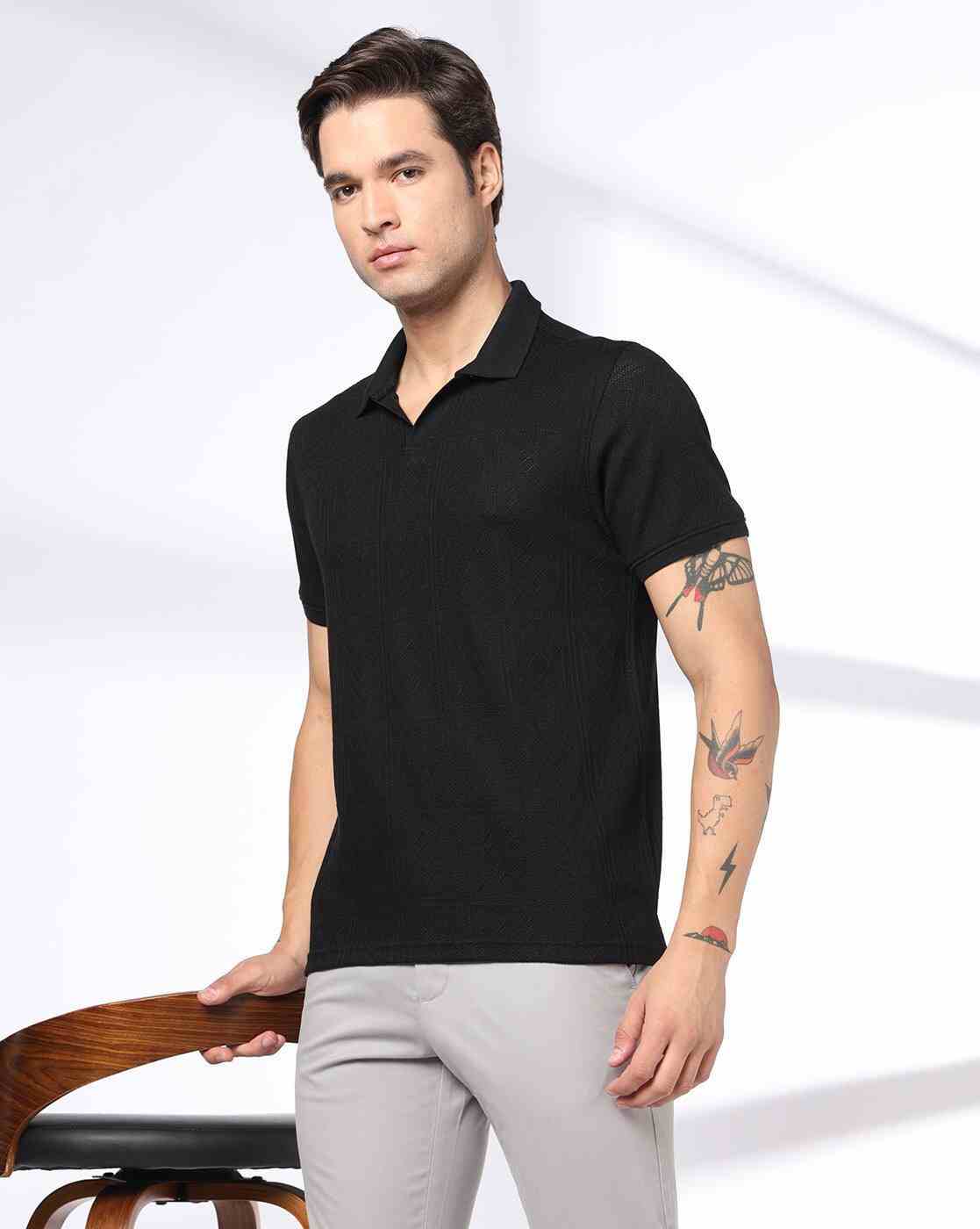 NETPLAY | Men Slim Fit Polo T-Shirt|0
