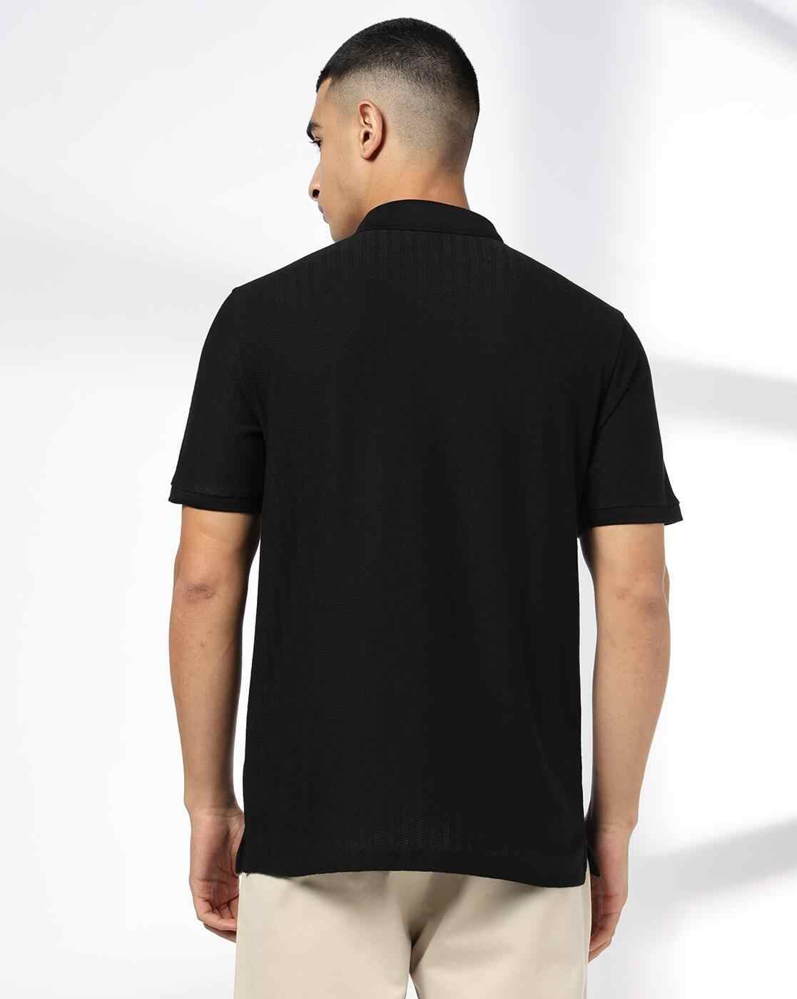 NETPLAY | Men Structured Slim Fit Polo T-Shirt|2