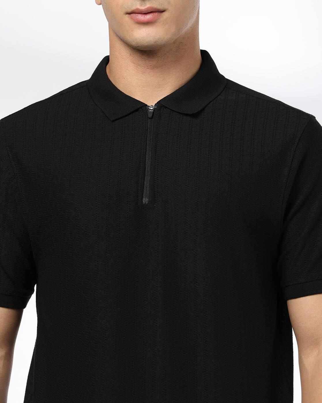 NETPLAY | Men Structured Slim Fit Polo T-Shirt|4