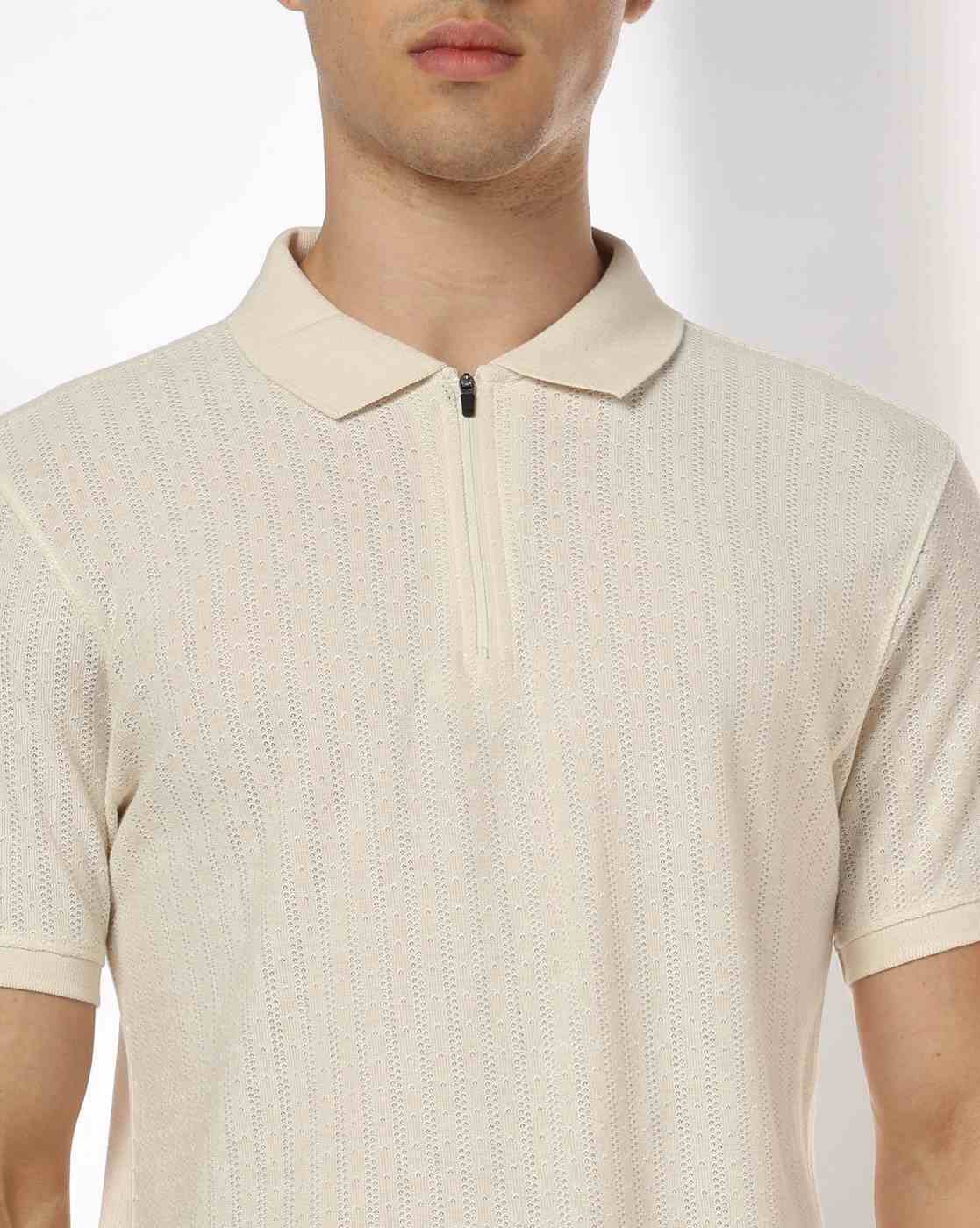 NETPLAY | Men Structured Slim Fit Polo T-Shirt|3