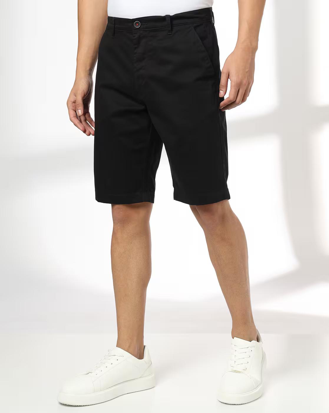 NETPLAY | Men Slim Fit Shorts with Insert Pockets|0