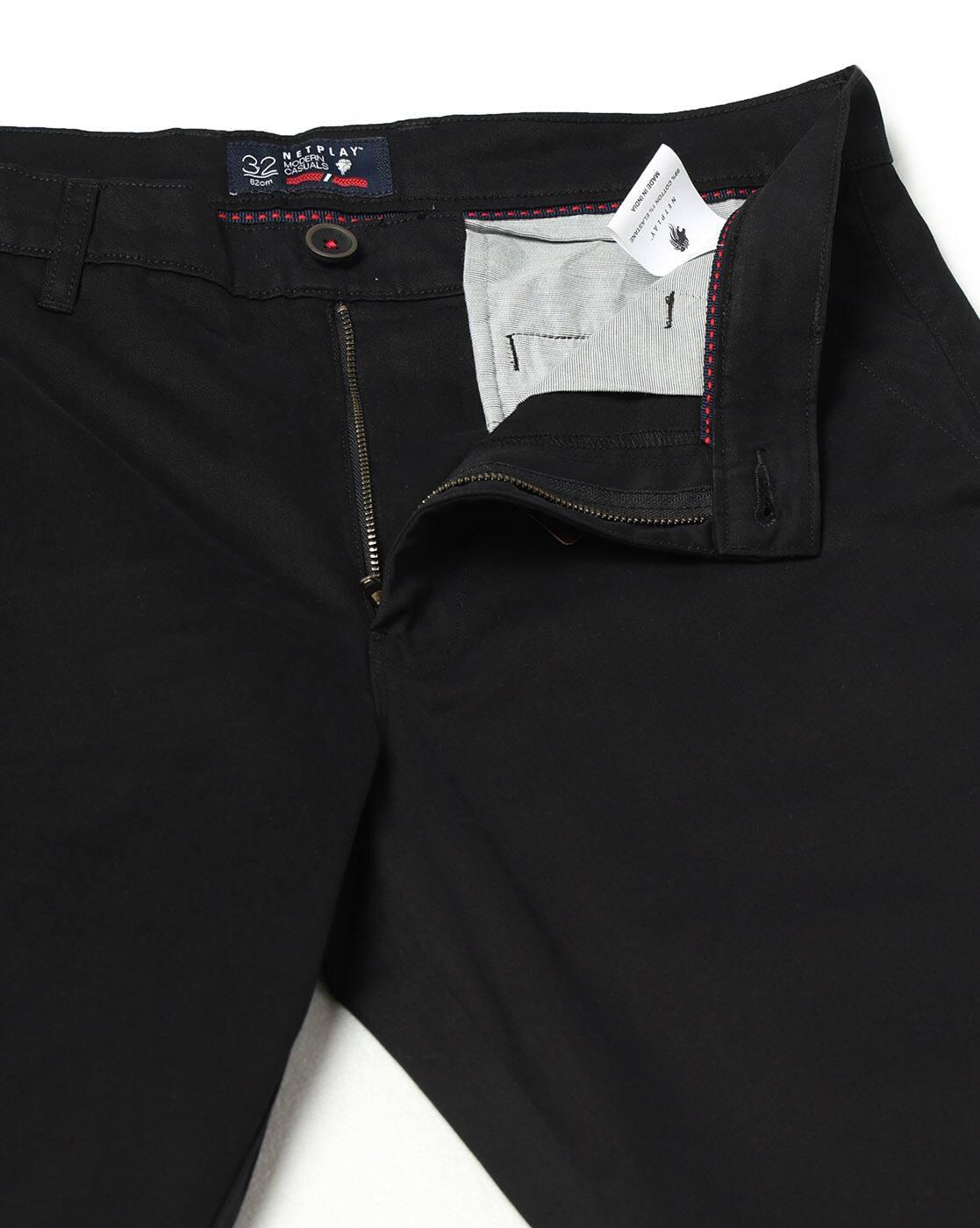 NETPLAY | Men Slim Fit Shorts with Insert Pockets|4