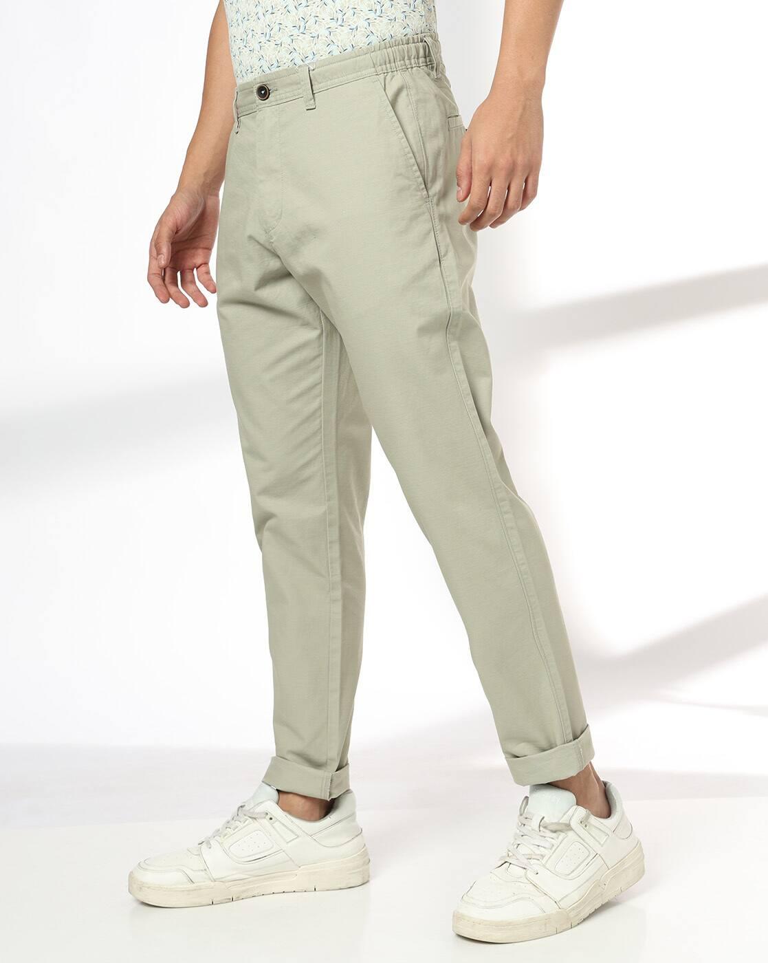 NETPLAY | Men Slim Fit Mid-Rise Chinos|1