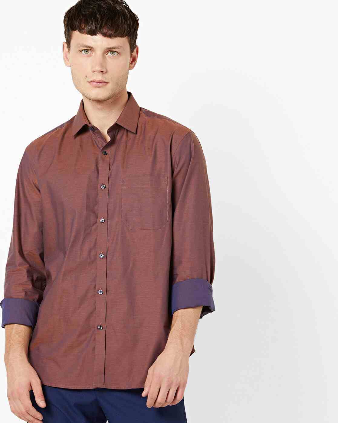 Shirt with Patch Pocket