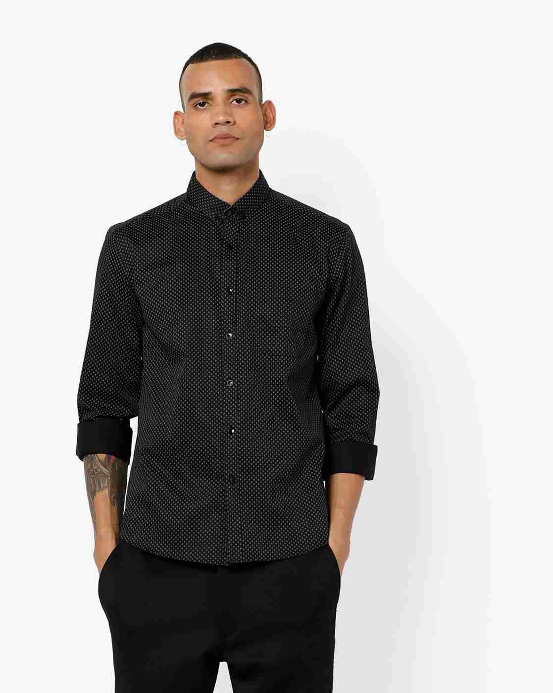 Printed Shirt with Patch Pocket
