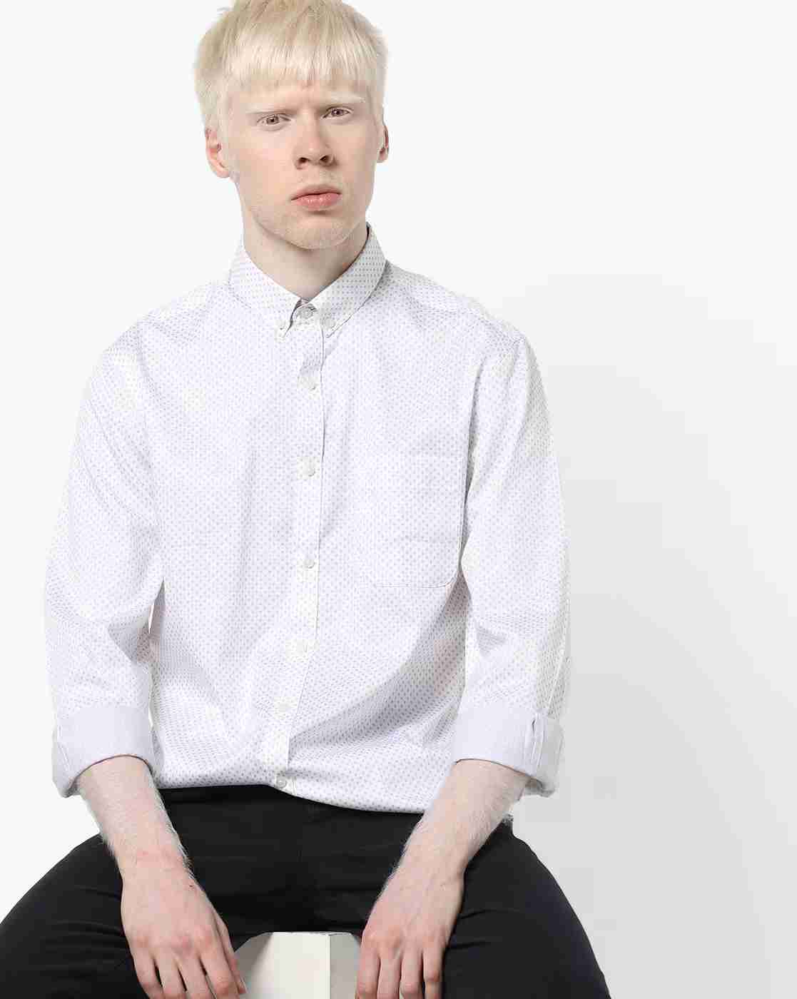 Printed Shirt with Patch Pocket