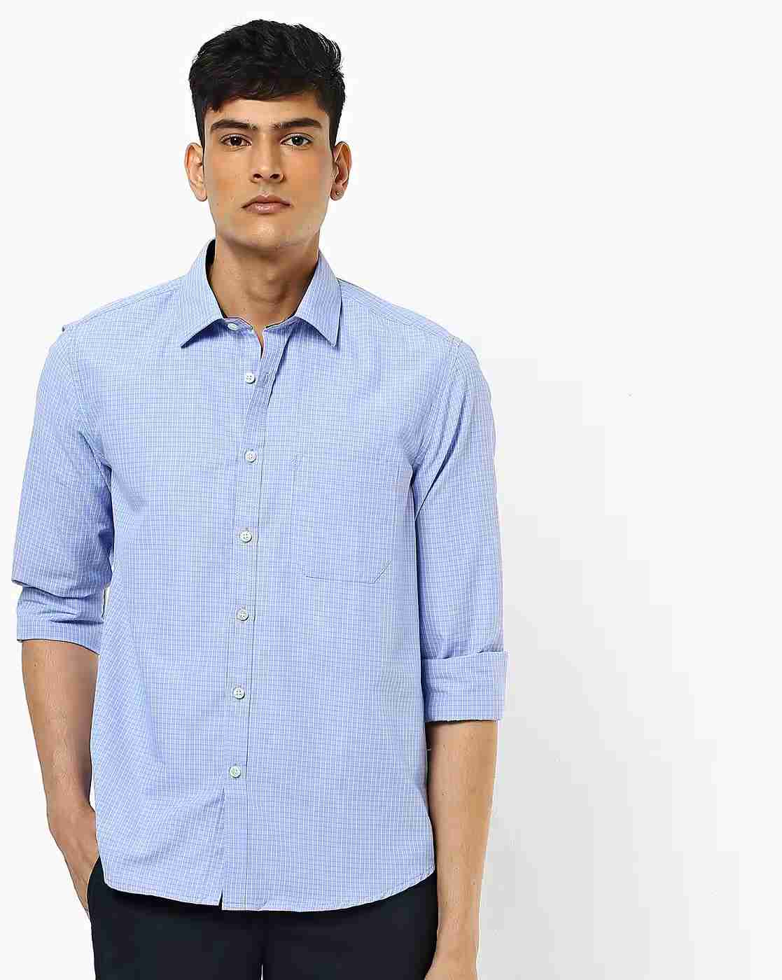 Checked Shirt with Patch Pocket