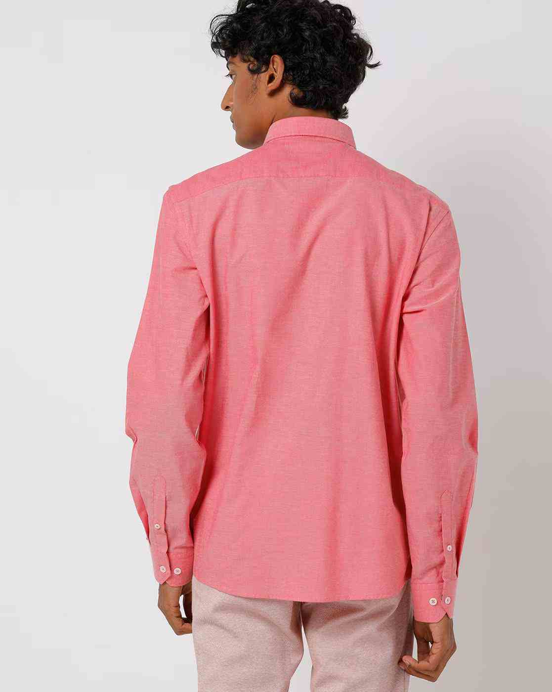 NETWORK | Men Oxford Regular Fit Shirt with Patch Pocket