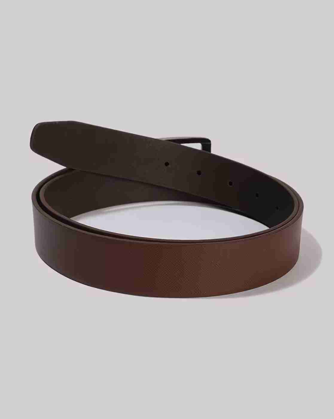 NETWORK | Men Leather Belt with Buckle Closure