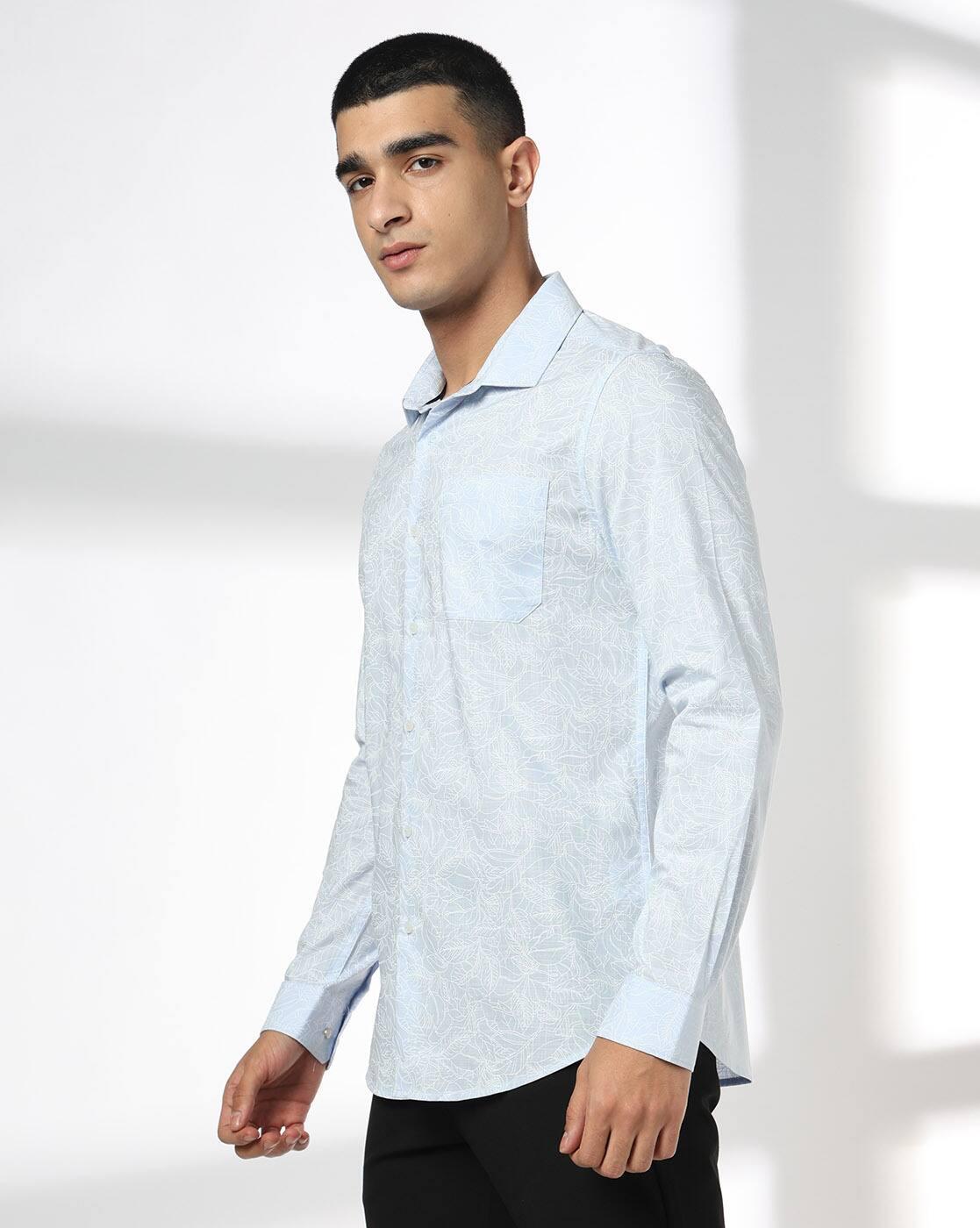 NETWORK | Men Floral Print Slim Fit Shirt|1