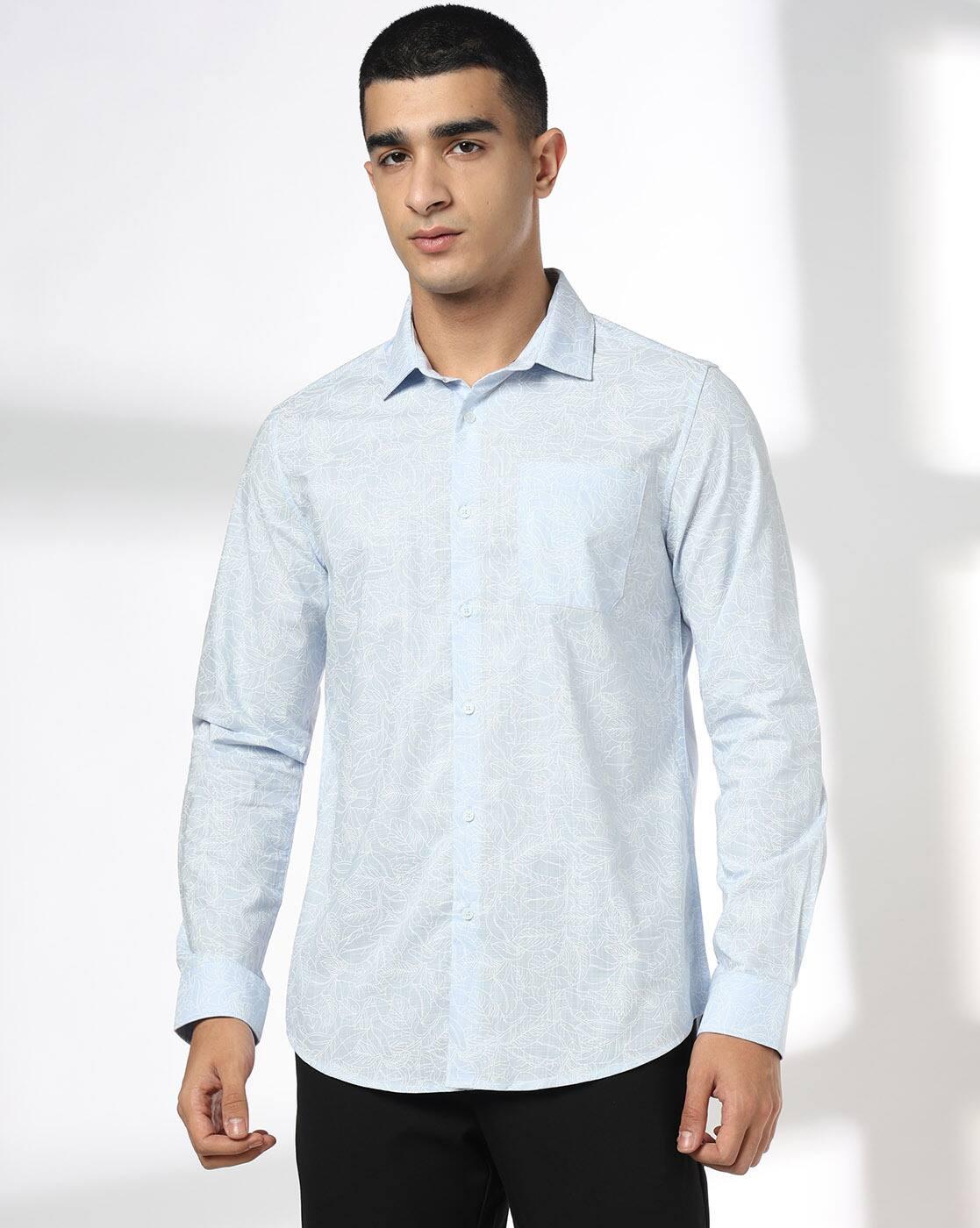 NETWORK | Men Floral Print Slim Fit Shirt|3