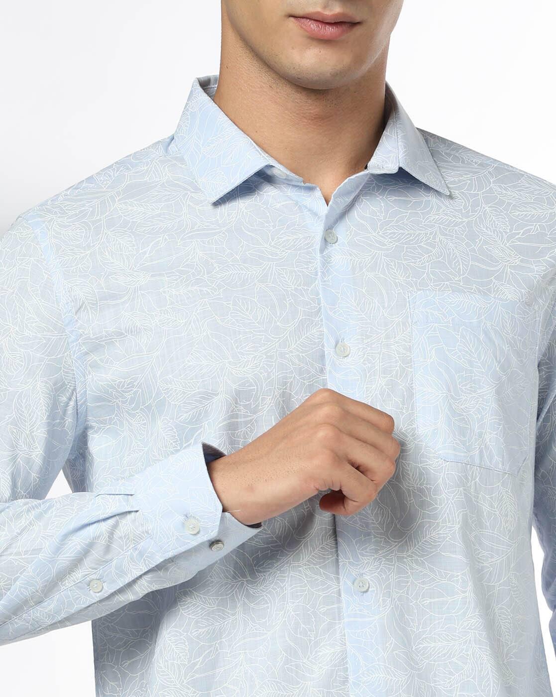 NETWORK | Men Floral Print Slim Fit Shirt|4