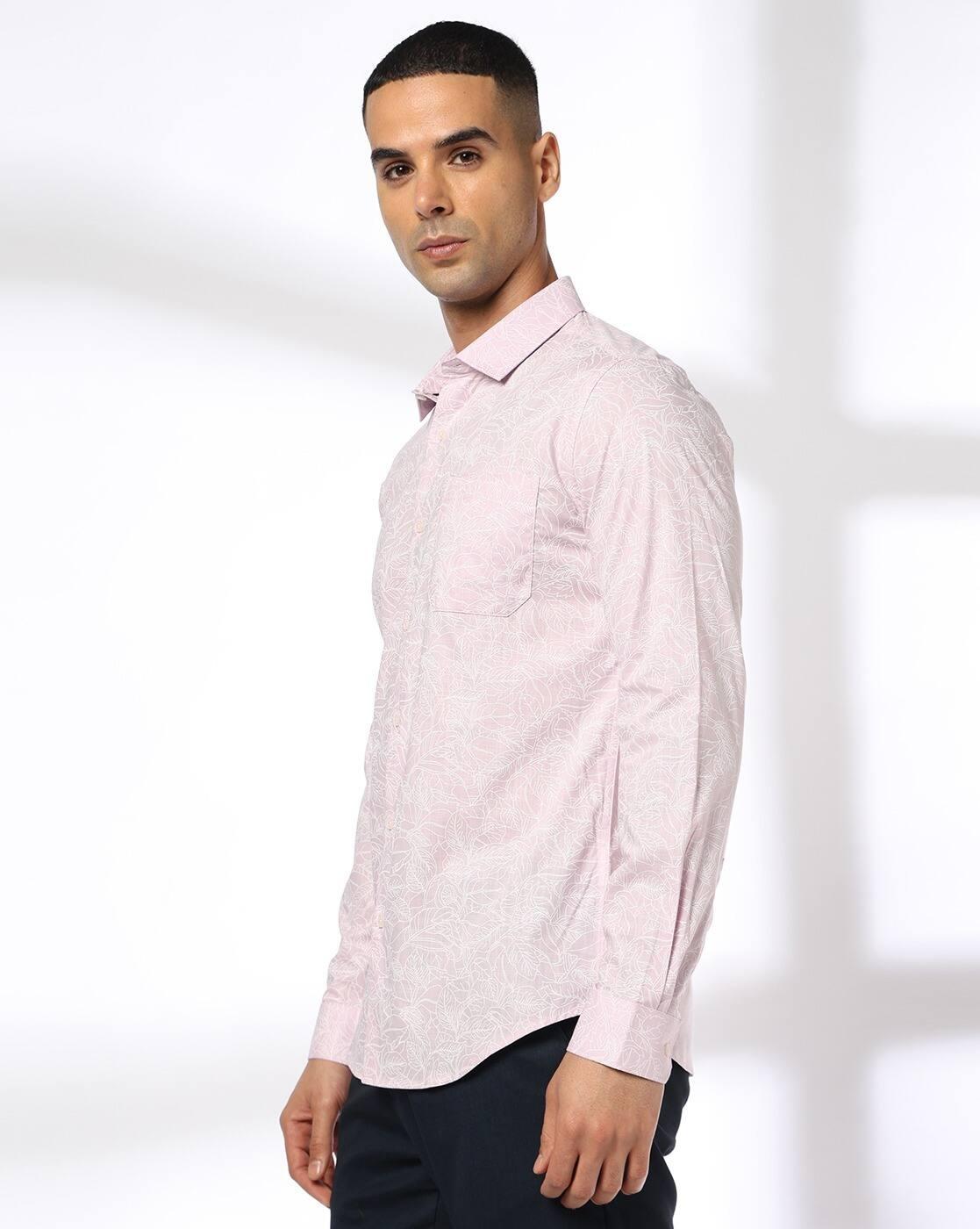 NETWORK | Men Floral Print Slim Fit Shirt|1