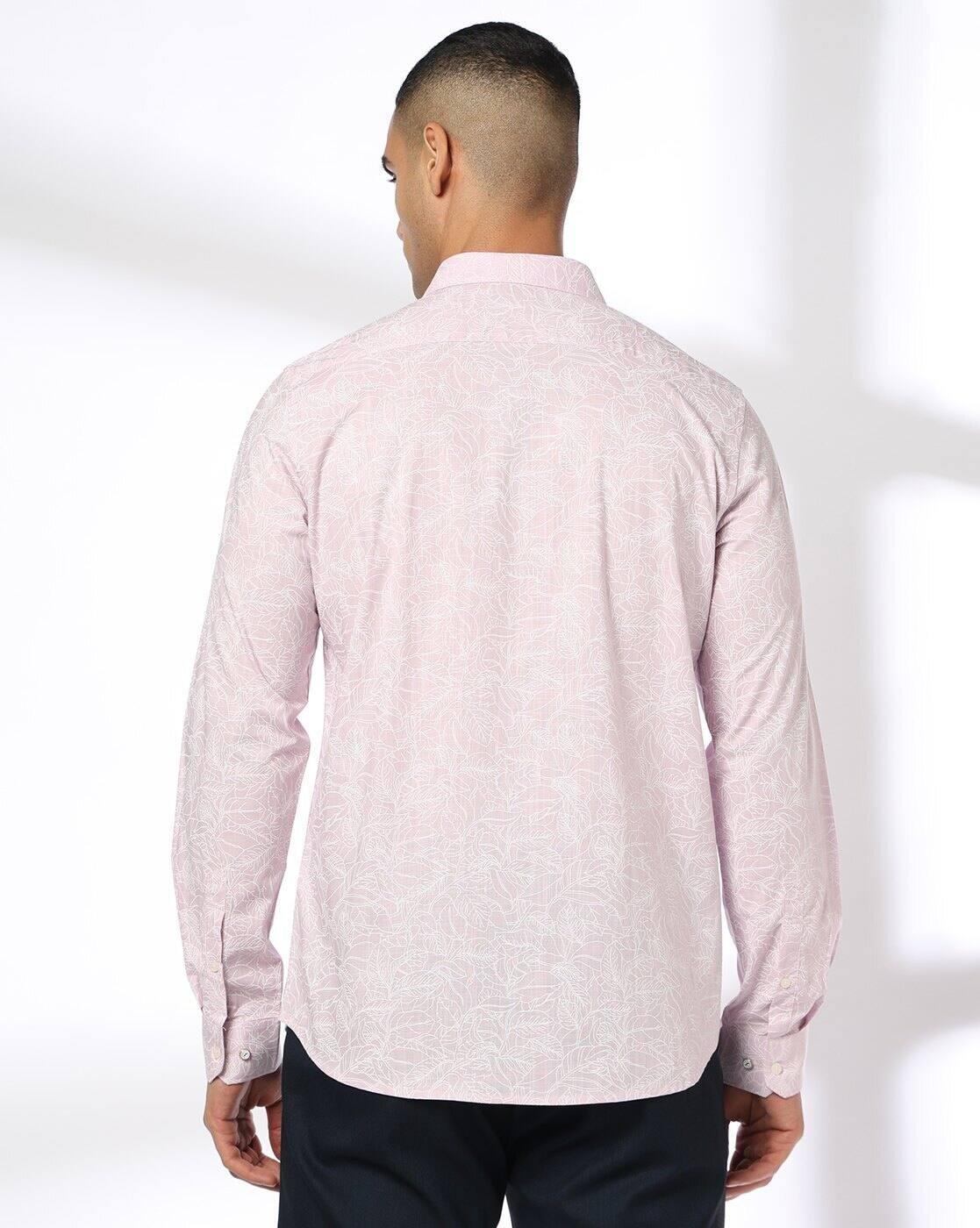NETWORK | Men Floral Print Slim Fit Shirt|2
