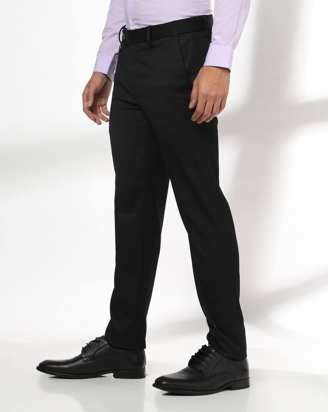 NETWORK | Men Slim Fit Flat-Front Chinos|1