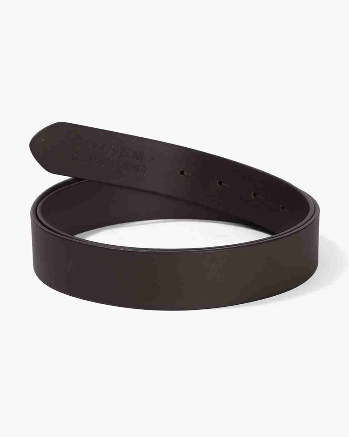 NETWORK | Men Leather Belt with Buckle Closure