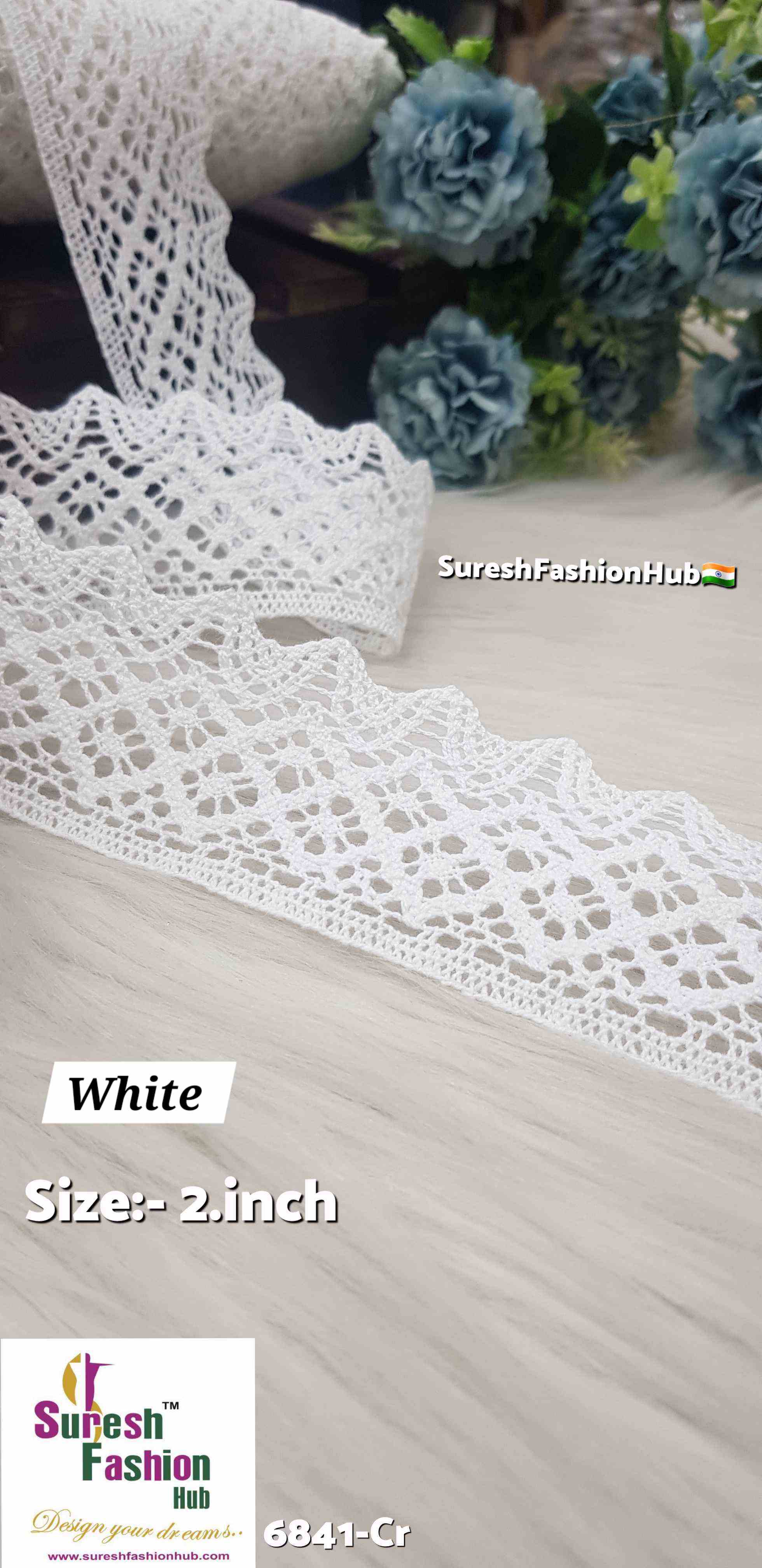 Ethereal White Crosio Lace