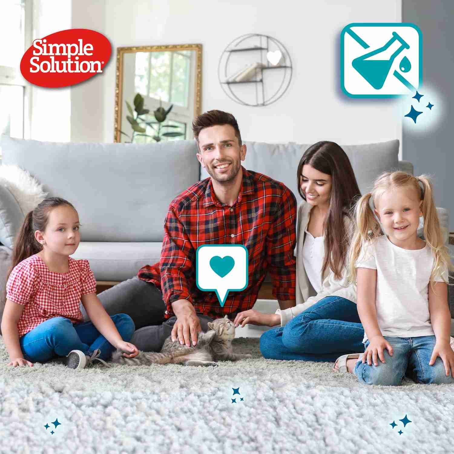 Simple Solution Stain & Odor Remover Spray for Cats