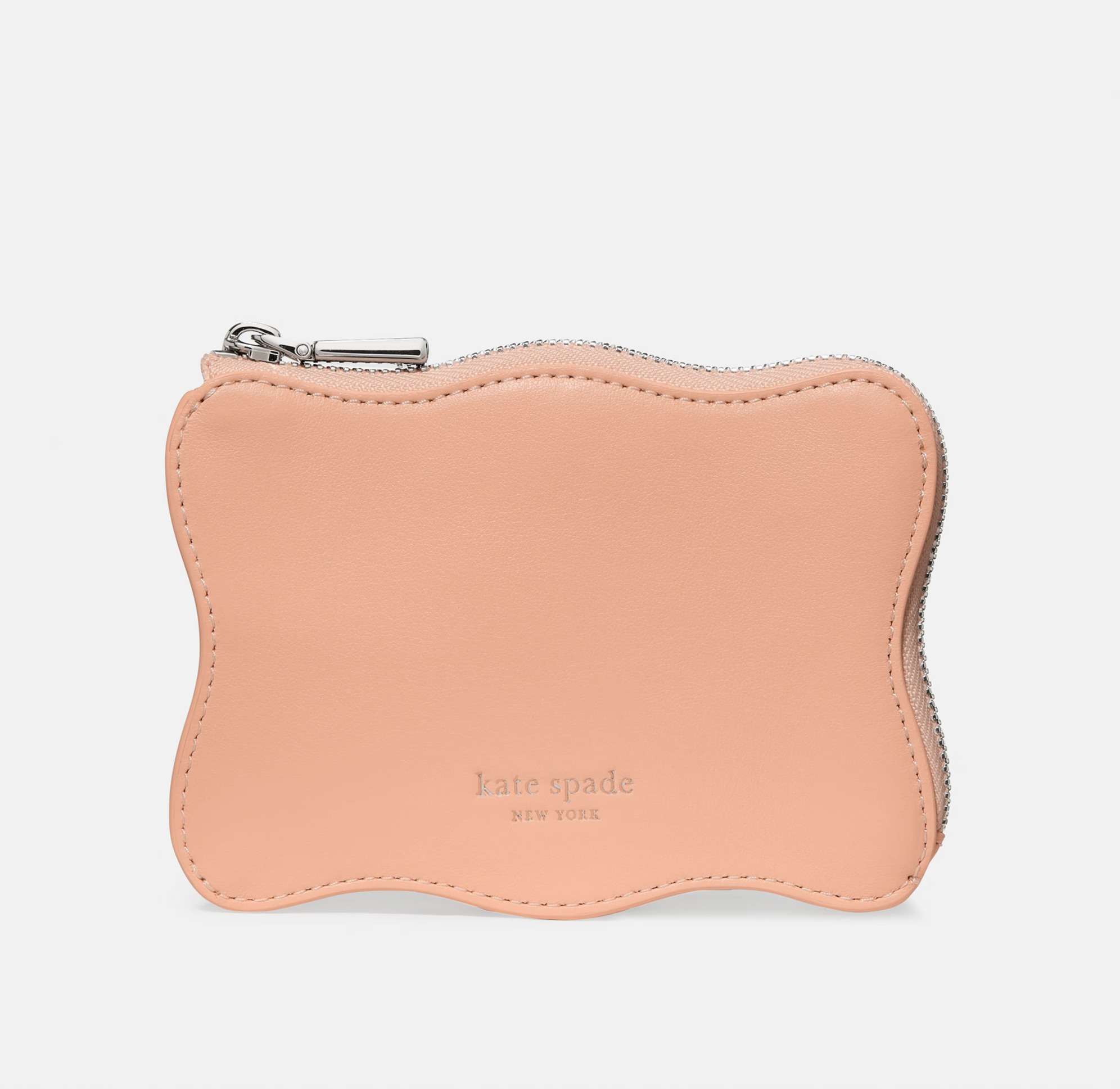 Wavy Mini Zip Card Case